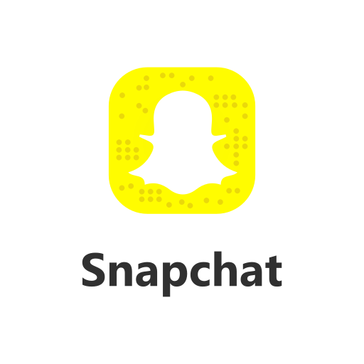 Logo, snapchat, snapchat logo, ghost, label icon
